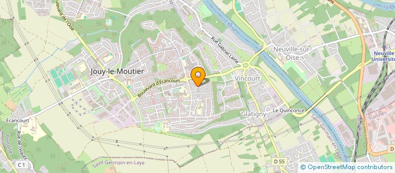 localisation de l'entreprise MONSIEUR ALAIN MAILLOT à JOUY-LE-MOUTIER