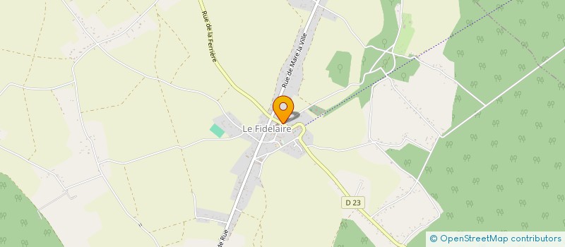 localisation de l'entreprise MONSIEUR ALAIN MAINGUI à LE FIDELAIRE