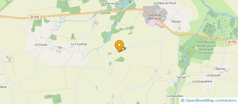 localisation de l'entreprise MONSIEUR ALAIN MAIRY  AVESSAC