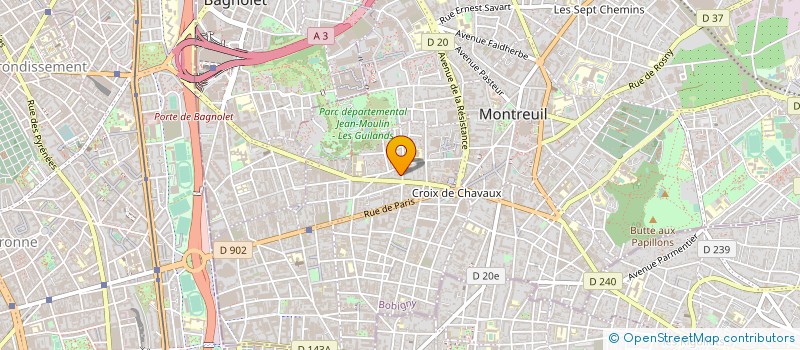 localisation de l'entreprise MONSIEUR ALAIN MAISONNEUVE à MONTREUIL