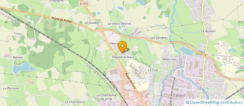 localisation de l'entreprise MONSIEUR ALAIN MAITRE à VIRIAT