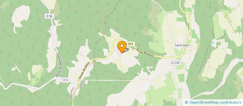 localisation de l'entreprise MONSIEUR ALAIN MALAVARD  SAULT