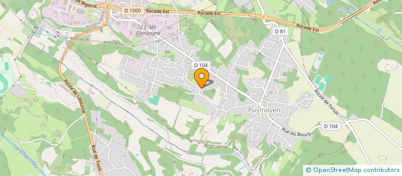 localisation de l'entreprise MONSIEUR ALAIN MALAVERGNE  PUYMOYEN