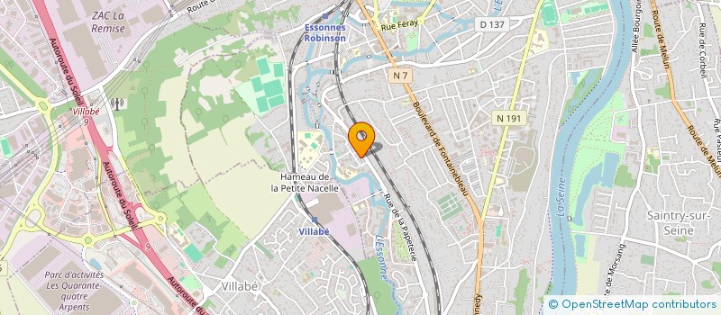 localisation de l'entreprise MONSIEUR ALAIN MALFATTE à CORBEIL-ESSONNES