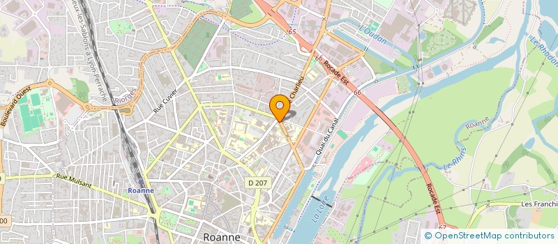 localisation de l'entreprise MONSIEUR ALAIN MALFOY  ROANNE