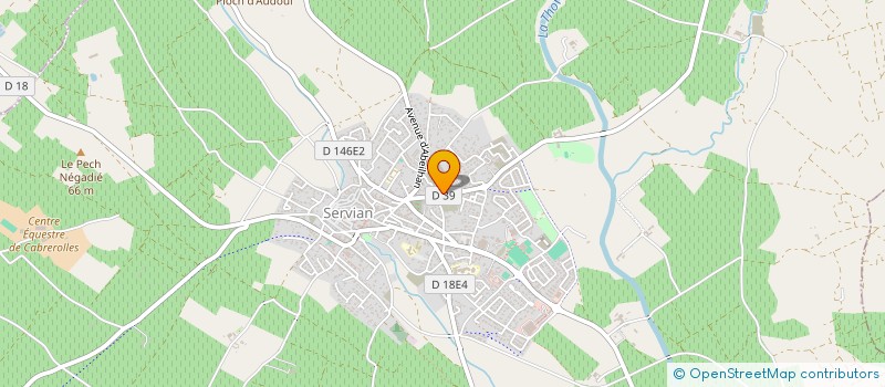 localisation de l'entreprise MONSIEUR ALAIN MALGOUYRES à SERVIAN