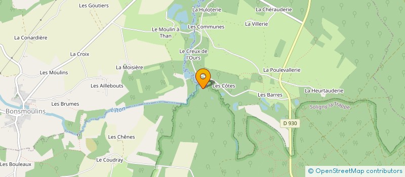 localisation de l'entreprise MONSIEUR ALAIN MALGUY à SOLIGNY-LA-TRAPPE