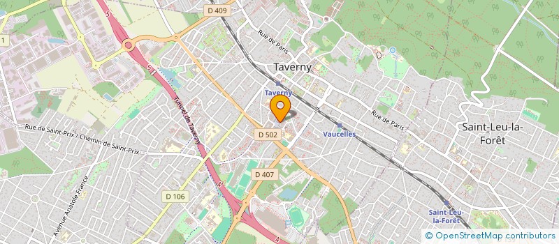 localisation de l'entreprise MONSIEUR ALAIN MALMAISON  TAVERNY