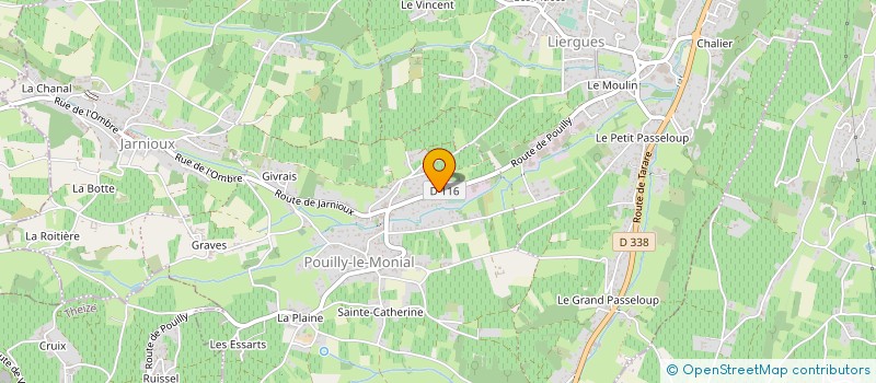 localisation de l'entreprise MONSIEUR ALAIN MALOT à PORTE-DES-PIERRES-DOREES