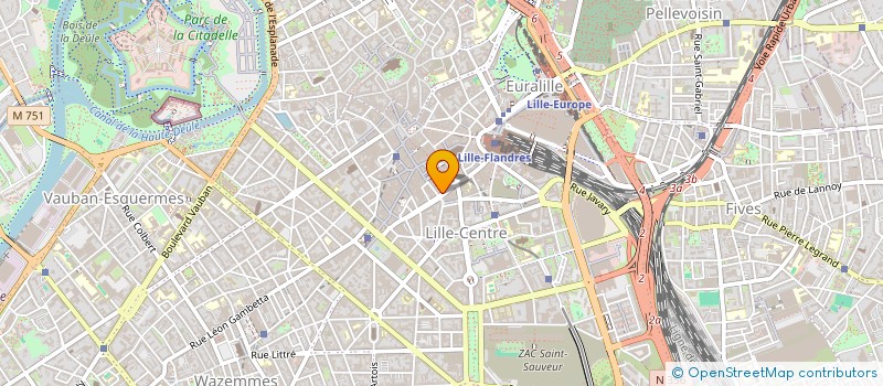 localisation de l'entreprise MONSIEUR ALAIN MALPEL à LILLE