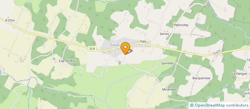 localisation de l'entreprise MONSIEUR ALAIN MANOUKIAN  BERNOS-BEAULAC