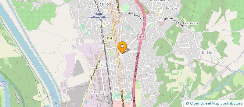 localisation de l'entreprise MONSIEUR ALAIN MANSON  ROUSSILLON