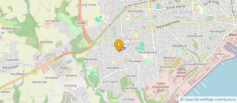 localisation de l'entreprise MONSIEUR ALAIN MANSUY à BREST