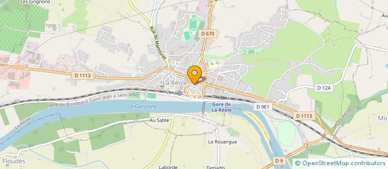 localisation de l'entreprise MONSIEUR ALAIN MANZATO  LA REOLE