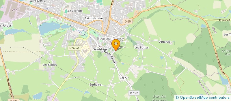 localisation de l'entreprise MONSIEUR ALAIN MANZINI à BOURBON-LANCY