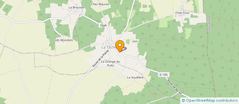 localisation de l'entreprise MONSIEUR ALAIN MARAIS à CELLEFROUIN