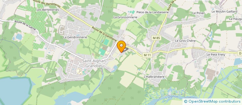 localisation de l'entreprise MONSIEUR ALAIN MARAUD  SAINT-AIGNAN-GRANDLIEU