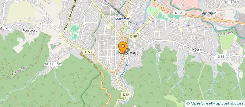 localisation de l'entreprise MONSIEUR ALAIN MARBEZY  MAZAMET