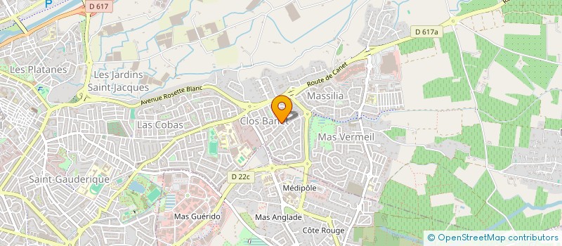 localisation de l'entreprise MONSIEUR ALAIN MARC GEORGES PORTEILS  PERPIGNAN