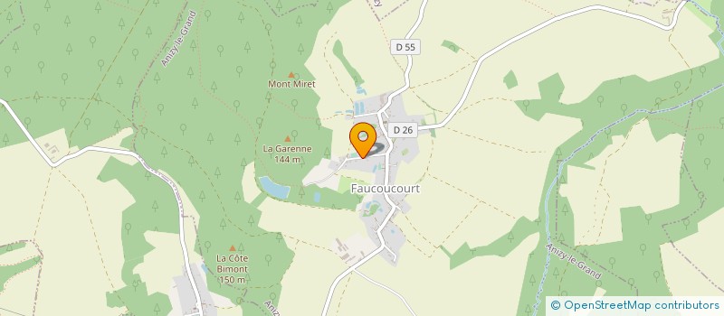 localisation de l'entreprise MONSIEUR ALAIN MARCEL  ANIZY-LE-GRAND