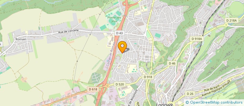 localisation de l'entreprise MONSIEUR ALAIN MARCEL GIGLIARELLI à LONGWY