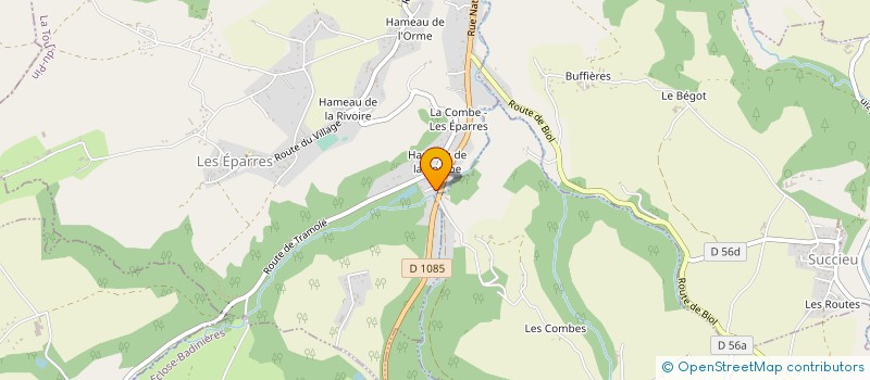 localisation de l'entreprise MONSIEUR ALAIN MARCELINO  LES EPARRES