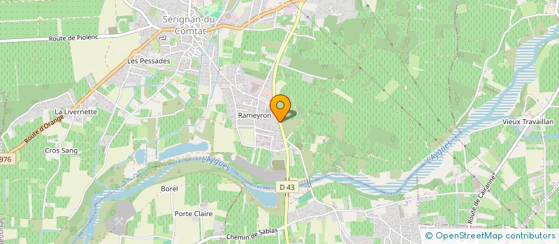 localisation de l'entreprise MONSIEUR ALAIN MARCELLINO  SERIGNAN-DU-COMTAT