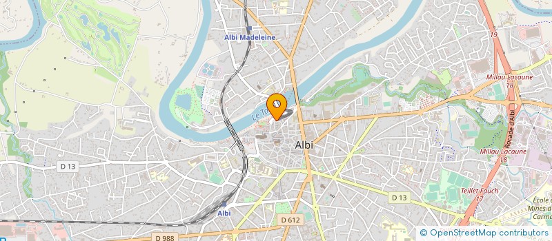 localisation de l'entreprise MONSIEUR ALAIN MARCHADIER à ALBI