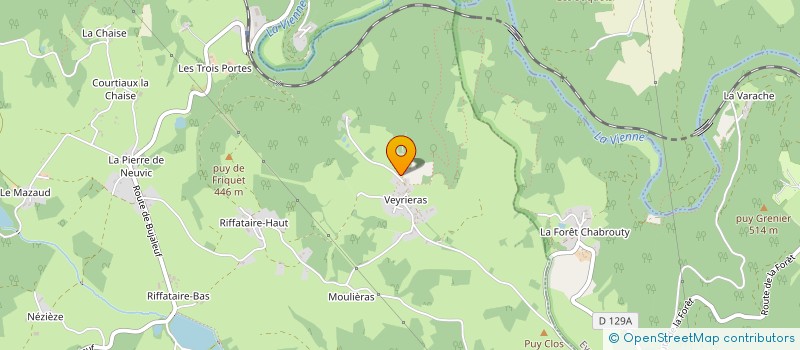 localisation de l'entreprise MONSIEUR ALAIN MARCHEIX  NEUVIC-ENTIER