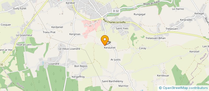 localisation de l'entreprise MONSIEUR ALAIN MARCON à PLOUHA