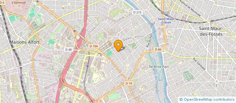 localisation de l'entreprise MONSIEUR ALAIN MARECHAL  CRETEIL