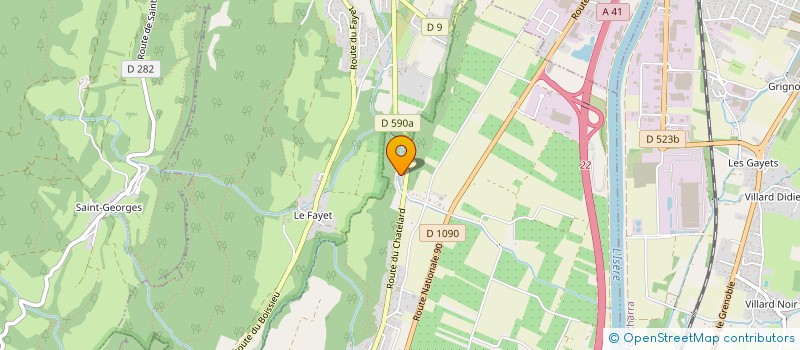 localisation de l'entreprise MONSIEUR ALAIN MARECHAL  CHAPAREILLAN