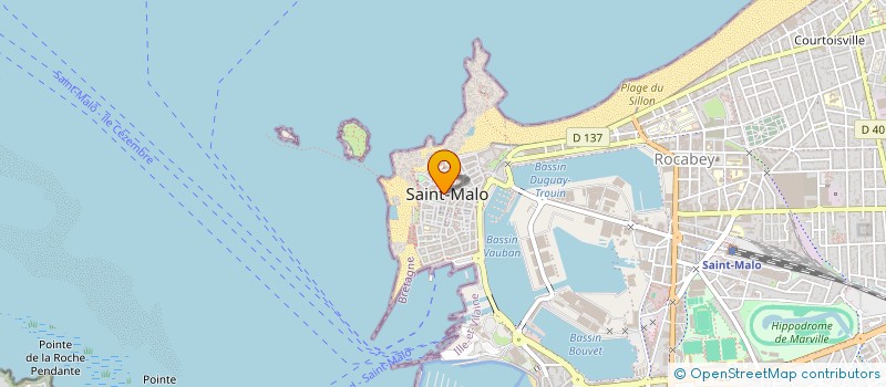 localisation de l'entreprise MONSIEUR ALAIN MARECHAL  SAINT-MALO