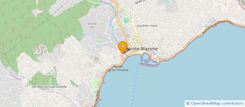 localisation de l'entreprise MONSIEUR ALAIN MARECHAL à SAINTE-MAXIME