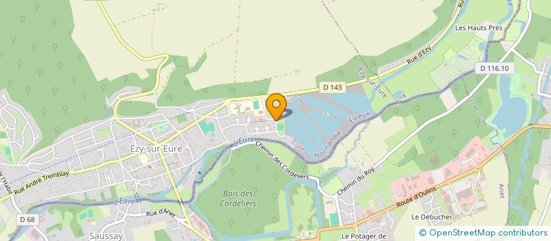 localisation de l'entreprise MONSIEUR ALAIN MARECHAL  EZY-SUR-EURE