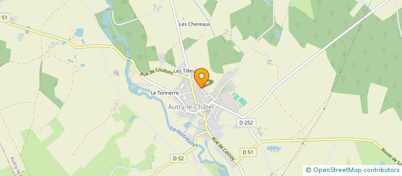 localisation de l'entreprise MONSIEUR ALAIN MARECHAL à AUTRY-LE-CHATEL