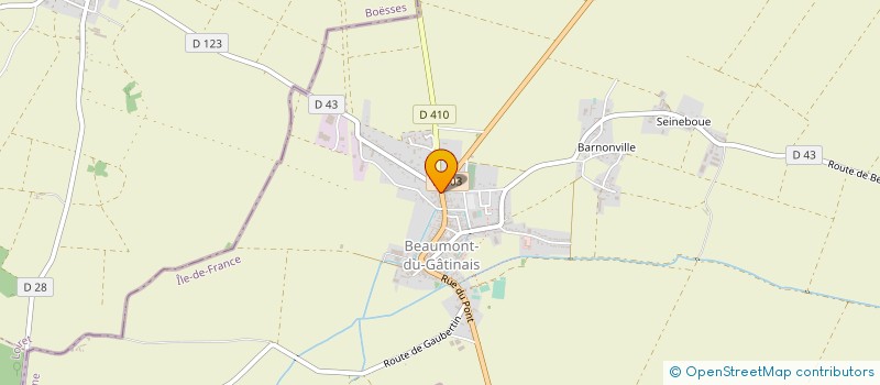 localisation de l'entreprise MONSIEUR ALAIN MARGELIN  BEAUMONT-DU-GATINAIS