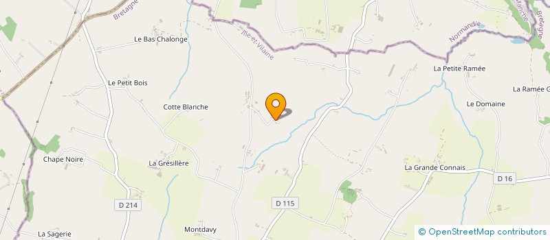 localisation de l'entreprise MONSIEUR ALAIN MARIE  SAINT-GEORGES-DE-REINTEMBAULT