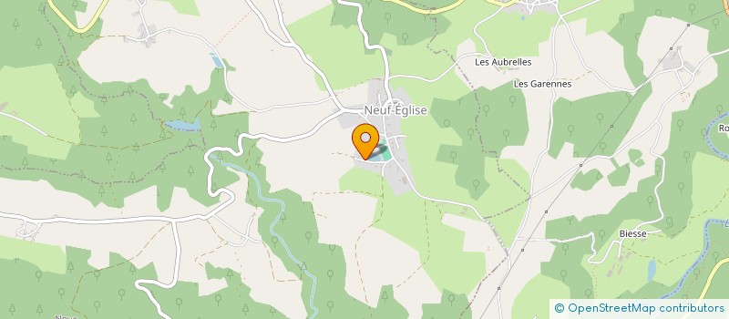 localisation de l'entreprise MONSIEUR ALAIN MARIE PAUL POUENAT  NEUF-EGLISE