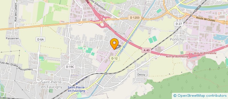 localisation de l'entreprise MONSIEUR ALAIN MARIETHOZ  SAINT-PIERRE-EN-FAUCIGNY