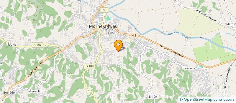 localisation de l'entreprise MONSIEUR ALAIN MARILLAT à MORNE A L EAU