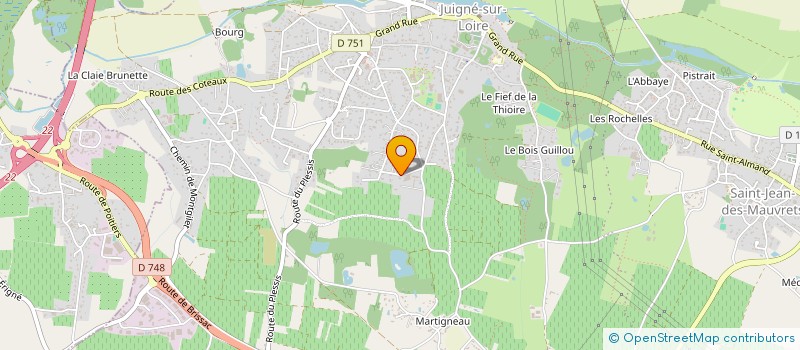 localisation de l'entreprise MONSIEUR ALAIN MARIO à LES GARENNES SUR LOIRE