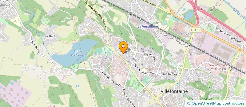 localisation de l'entreprise MONSIEUR ALAIN MARION à VILLEFONTAINE