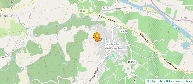 localisation de l'entreprise MONSIEUR ALAIN MARION  SAINT-JULIEN-DE-PEYROLAS