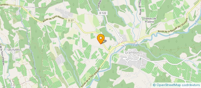 localisation de l'entreprise MONSIEUR ALAIN MARMILLON  GRAMBOIS