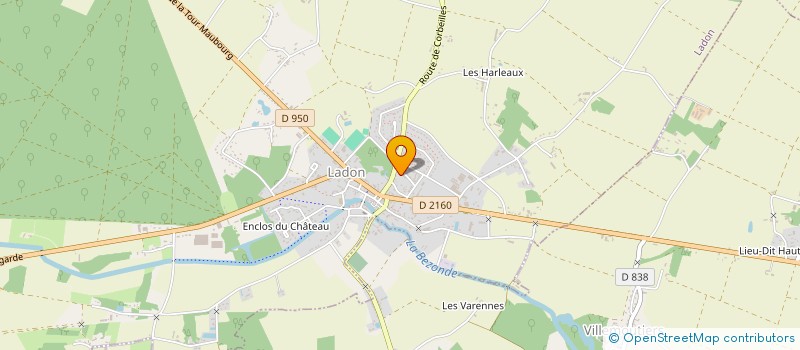 localisation de l'entreprise MONSIEUR ALAIN MARNIERES à LADON