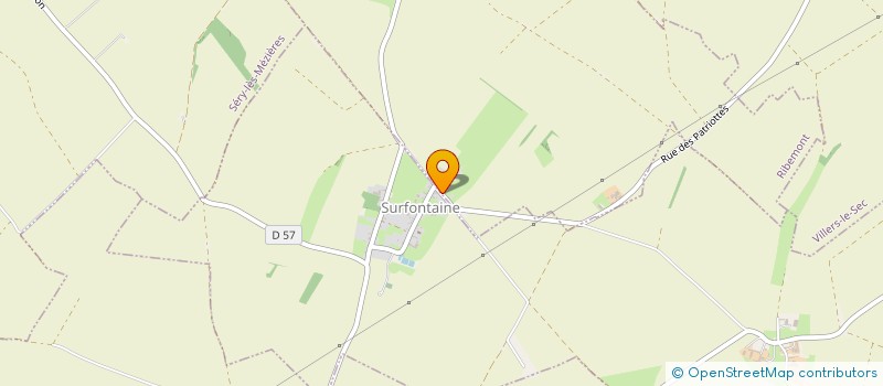 localisation de l'entreprise MONSIEUR ALAIN MAROLLE  RIBEMONT