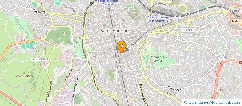 localisation de l'entreprise MONSIEUR ALAIN MARQUES  SAINT-ETIENNE