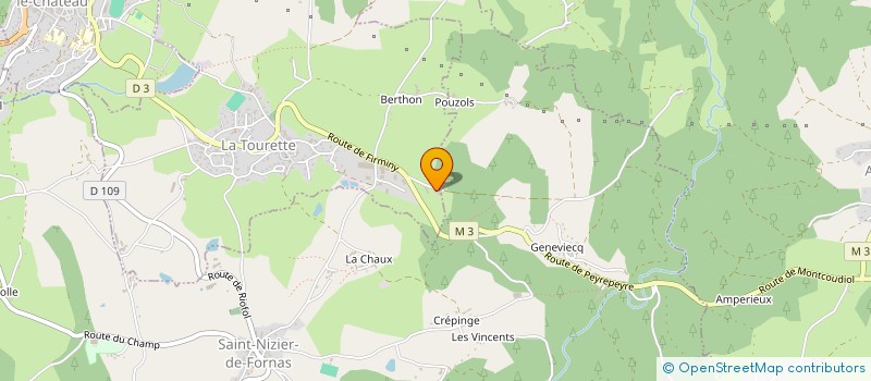localisation de l'entreprise MONSIEUR ALAIN MARQUET  LA TOURETTE