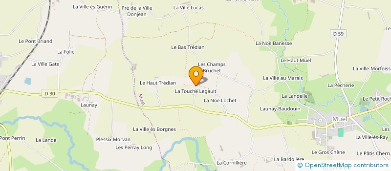 localisation de l'entreprise MONSIEUR ALAIN MARTEL  MUEL